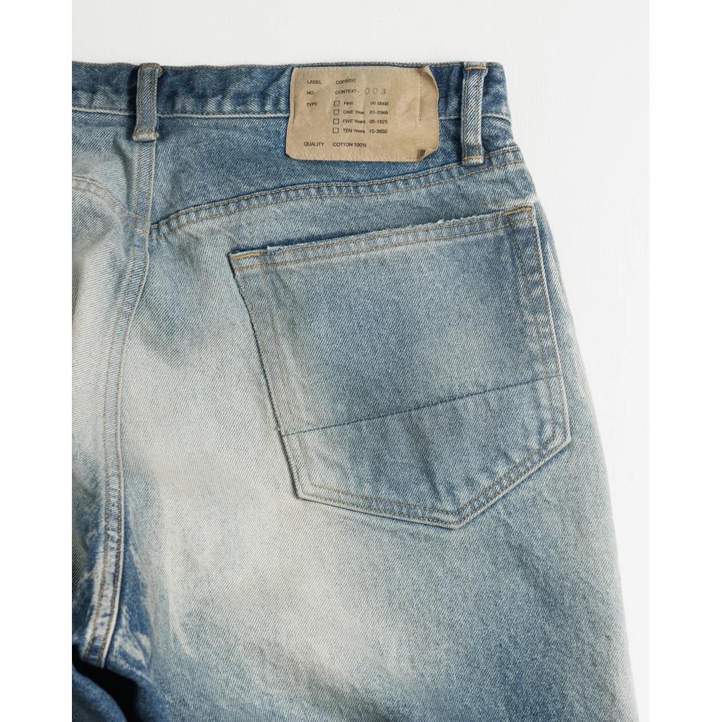 ANACHRONORM CONTEXT-003N-R2 SUNFADED 80's WIDE 5P PANTS