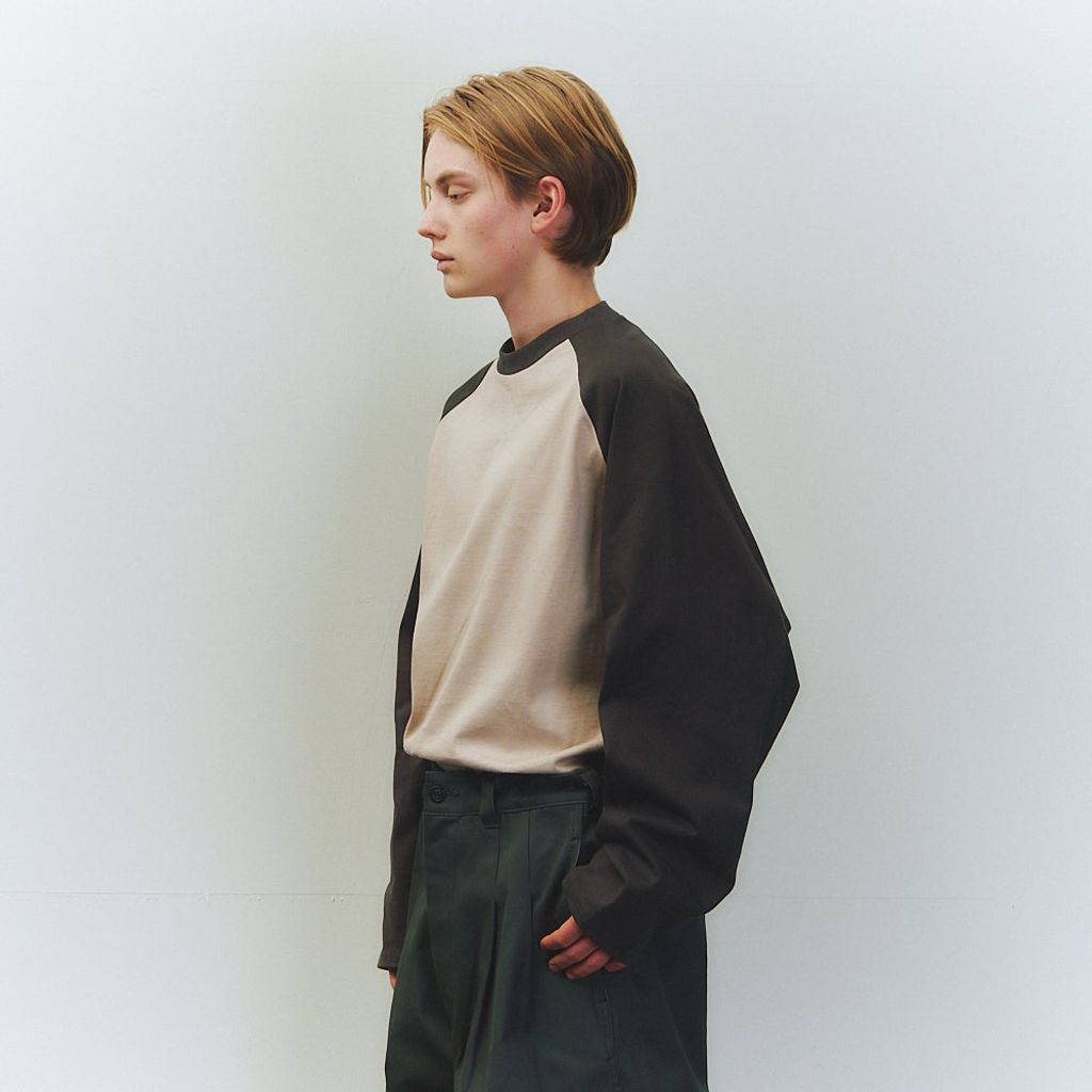IS-NESS BALLOON RAGLAN LONG SLEEVE T SHIRT