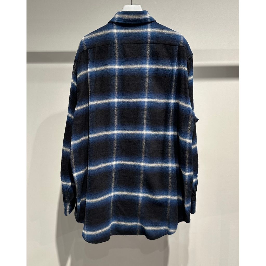 blurhms Cotton Rayon Ombre Work Shirt L/S