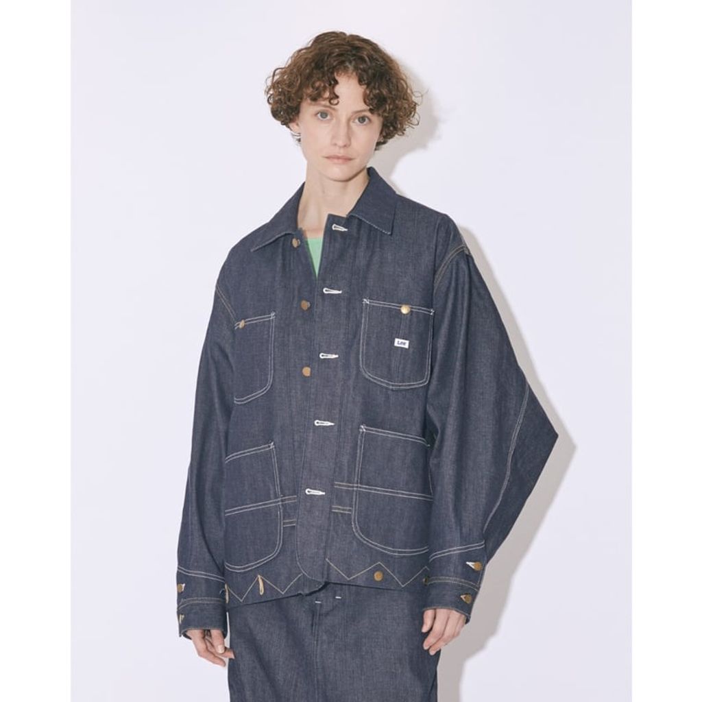 beautiful people Lee double-end denim riders/work blouson