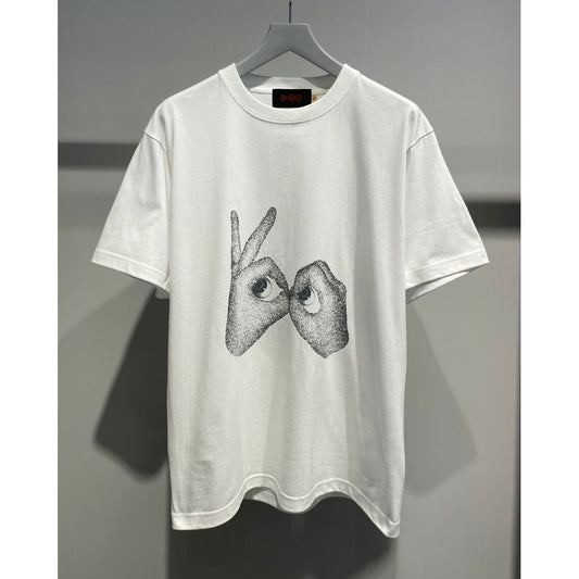 VOO × LINEAGE CORE SP ACHIVE LOGO TEE（WHITE）