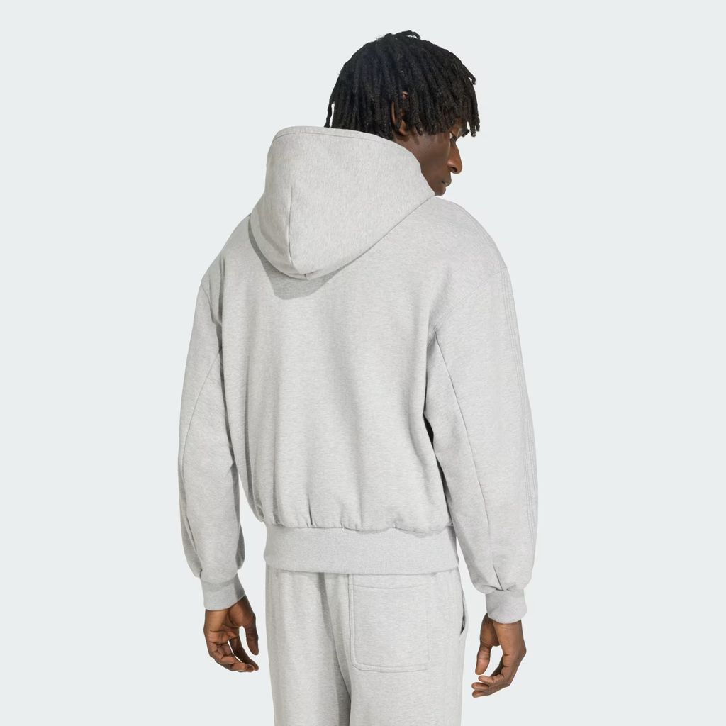 adidas originals プレミアムエッセンシャルズ クロップド フルジップ スウェットシャツ