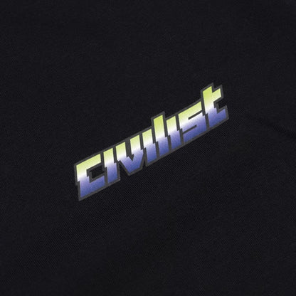 Civilist Crushed Tee - Black