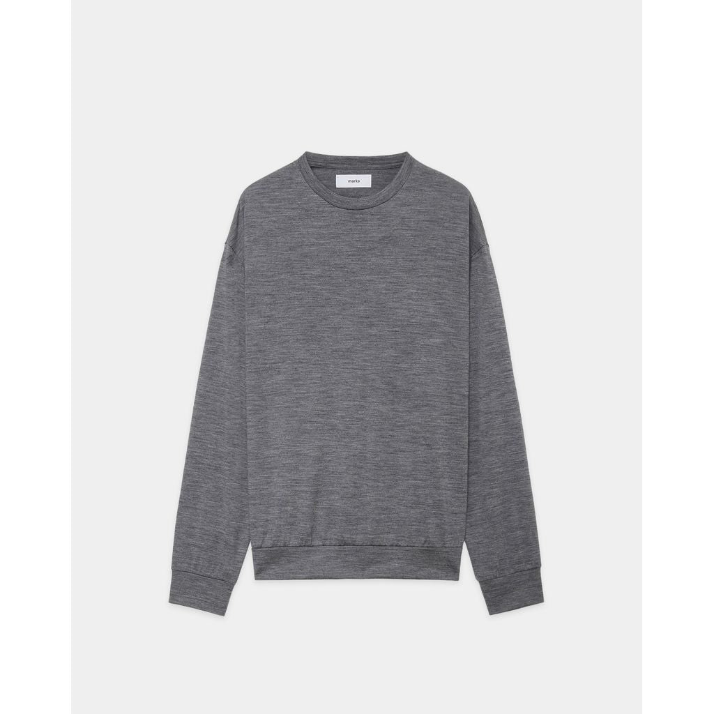 marka 2/72 Wool Single Jersey Washable Crew Neck