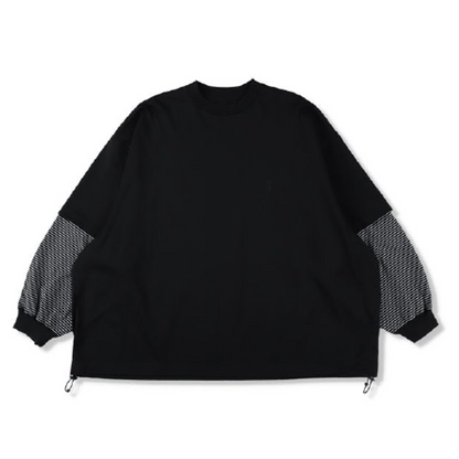 is-ness BALLOON LAYERED LONG SLEEVE T SHIRT