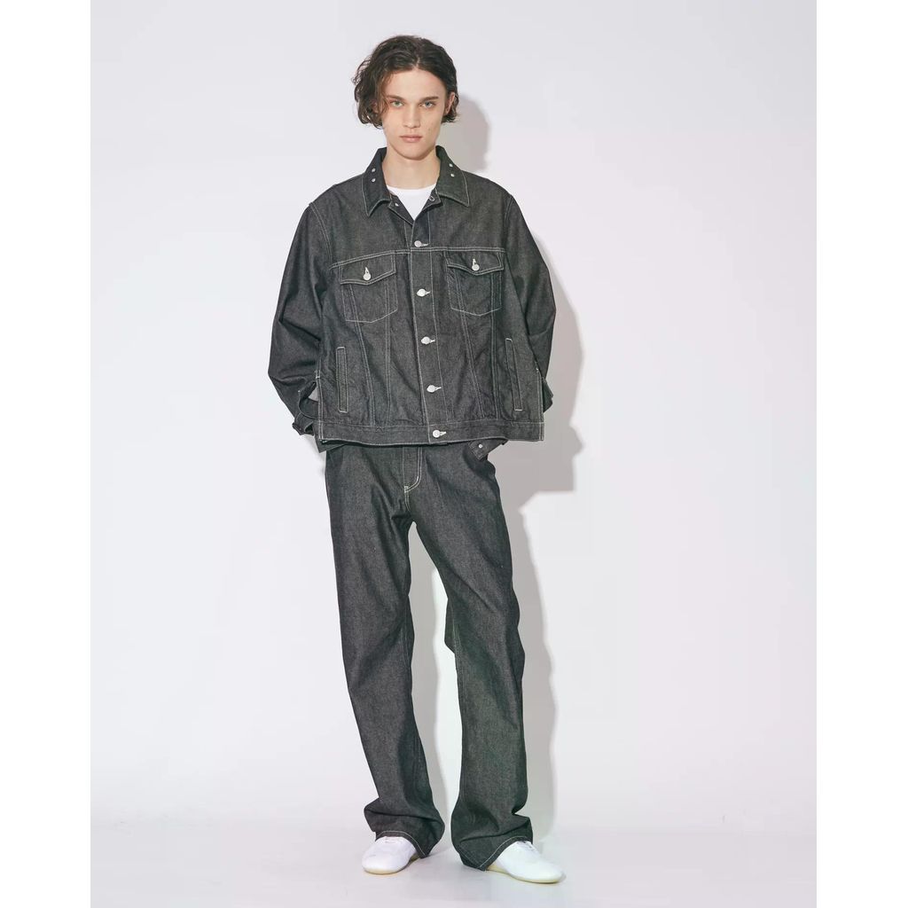 beautiful people left hand twill denim easy pants classic