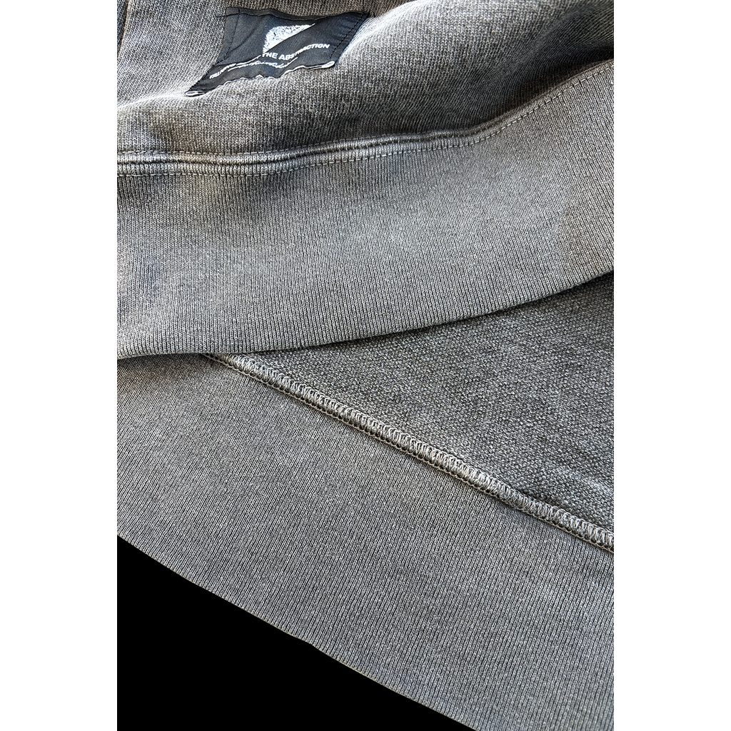 TALKING ABOUT THE ABSTRACTION OVER DYE PRINT RAGLAN TEE