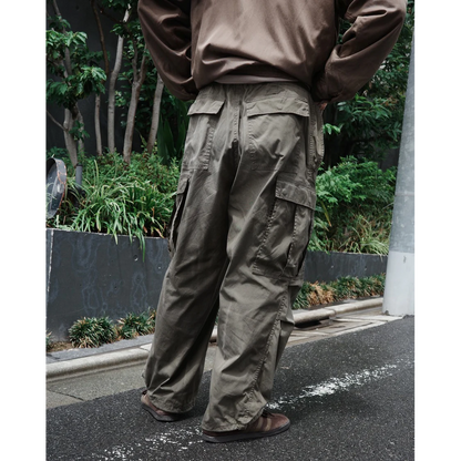 ANACHRONORM FADED CARGO EASY PANTS OLIVE