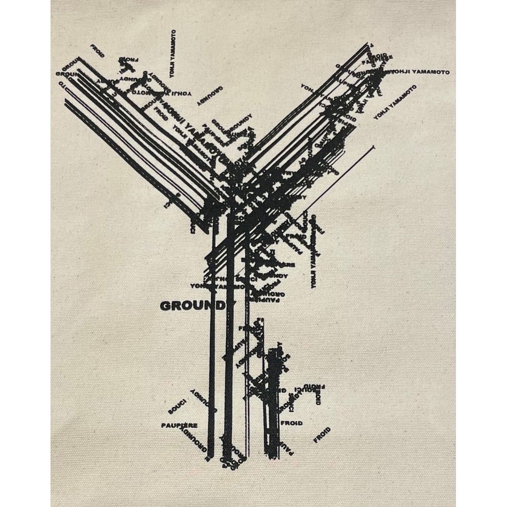 Ground Y COTTON CANVAS TOTE