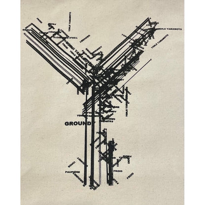 Ground Y COTTON CANVAS TOTE