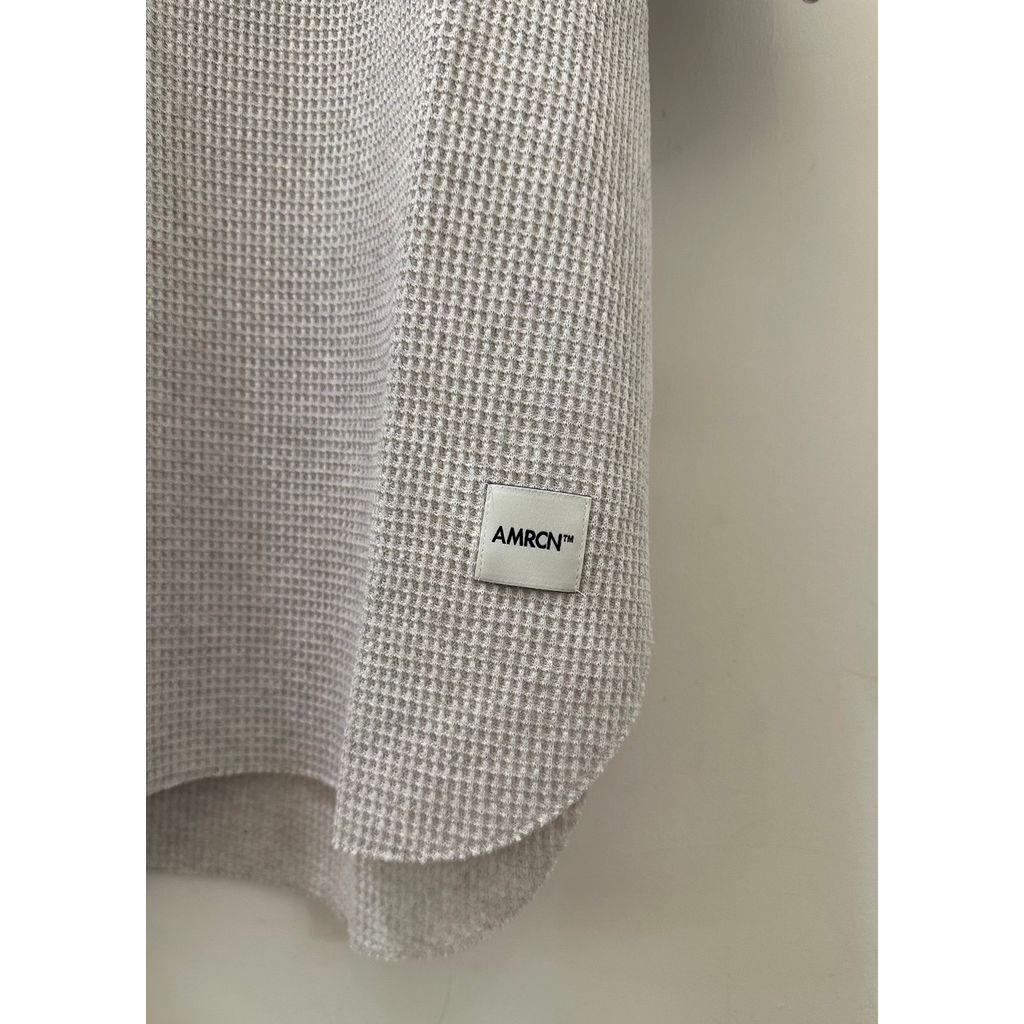 Americana アメリカーナ ビッグ ワッフル バック ガゼット ショートスリーブ プルオーバー 25SS BRF-M-767A/4