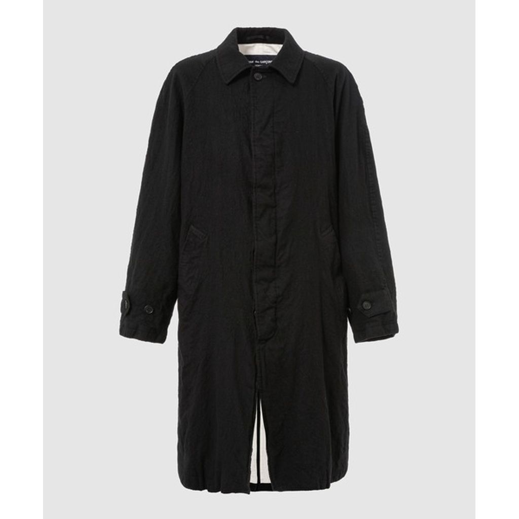 COMME des GARCONS HOMME WOOL SERGE 製品縮絨 BALMACAAN COAT