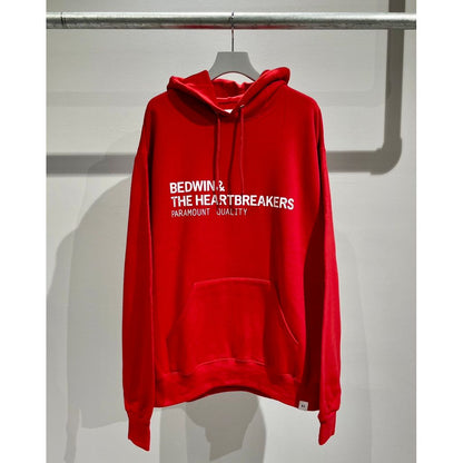 BEDWIN & THE HEARTBREAKER LINEAGE Ex. PRINT HOODIE（RED）