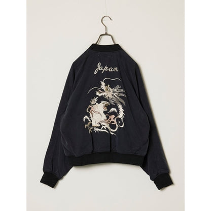 【予約商品】REMI RELIEF RN30389009 レーヨンフィブリルツイルスカジャン(刺繍：龍・虎)  26ss