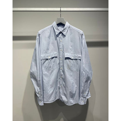 PORTER CLASSIC ROLL UP STRIPE SHIRT