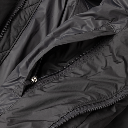 Dime Pleated Puffer (Charcoal)