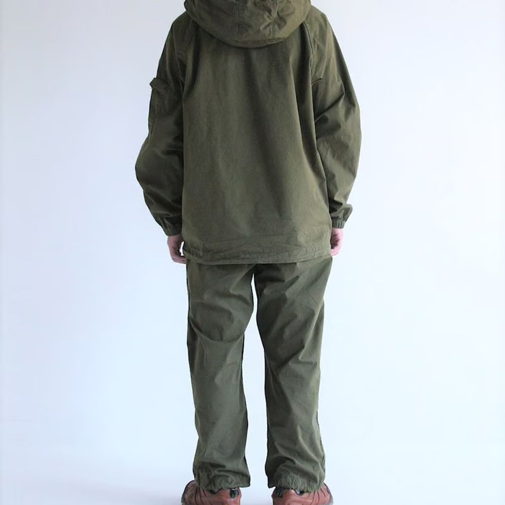 ANACHRONORM AN273 MILITARY ANORAK PULLOVER JACKET OLIVE – MAROON