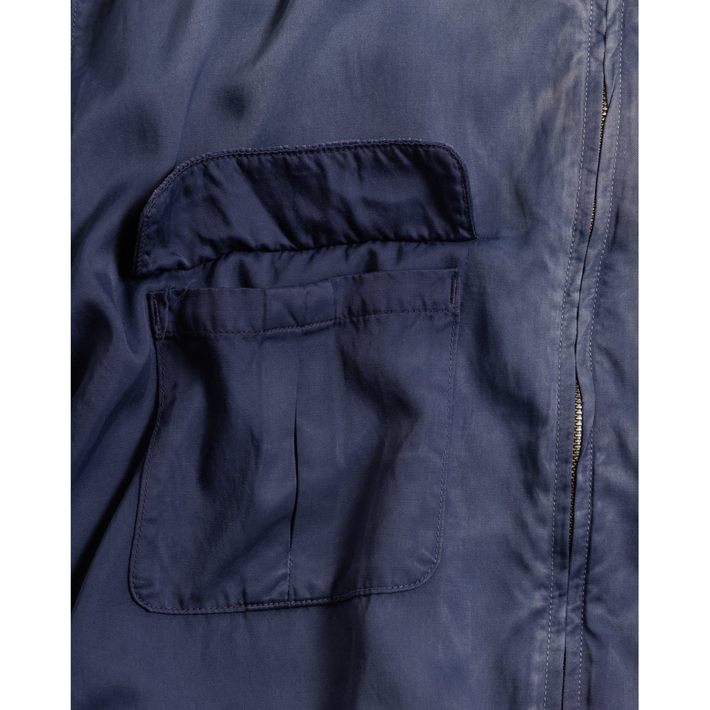 ANACHRONORM RAYON DRIZZLER JACKET NAVY
