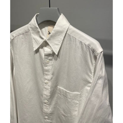 Ground Y LIGHT COTTON TWILLL WASH ONC TIGHT SHIRT