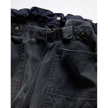 ANACHRONORM DOUBLE KNEE DAMAGED PAINTER SHORT PANTS