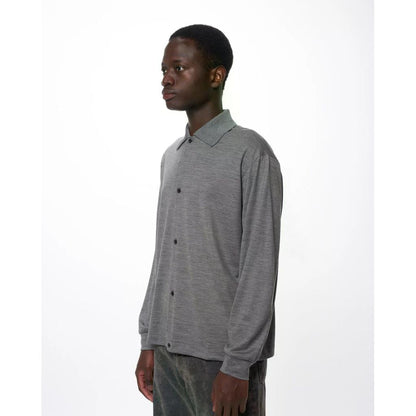 marka  Super 100s Washable Wool Jersey / Shirt Cardigan