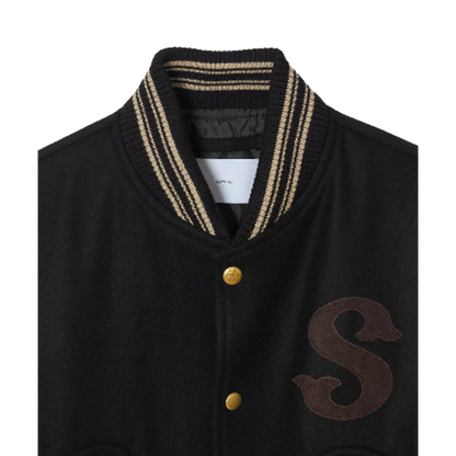 SUGARHILL LEATHER STUDIUM JACKET
