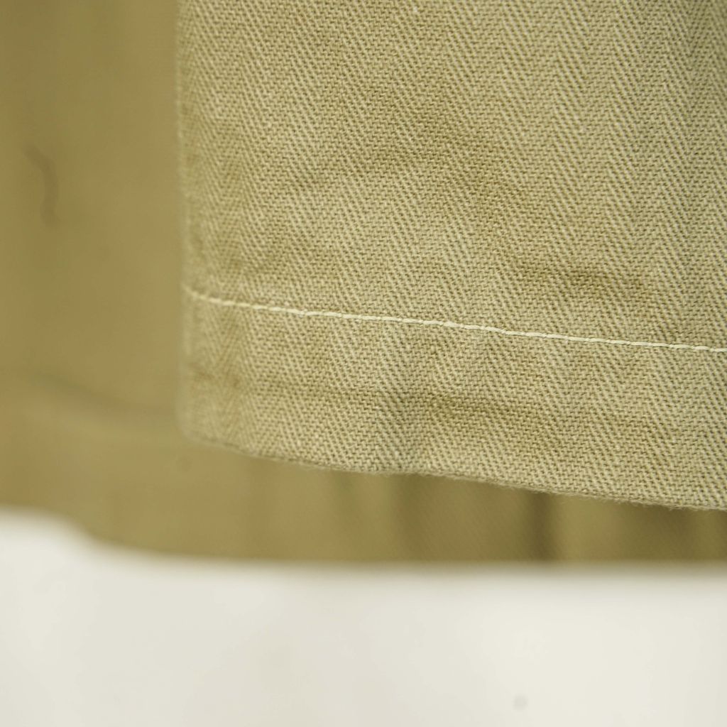 ANDFAMILYS HERRINGBONE BAKER PANTS