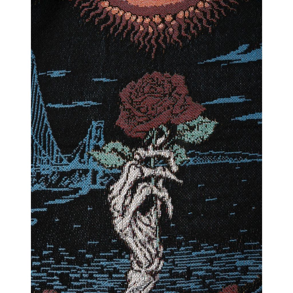 Liberaiders DEAD ROSE THROW BLANKET
