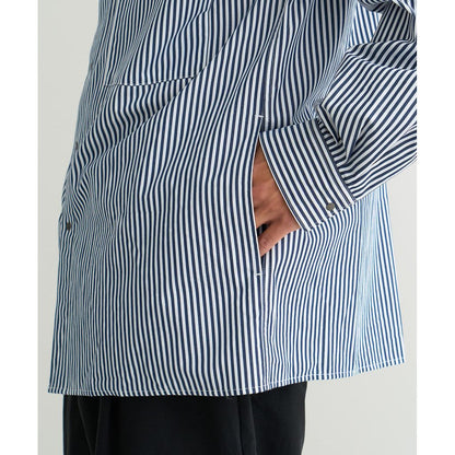 NANGA  STRIPE W POCKET BOX SHIRT(MEN)