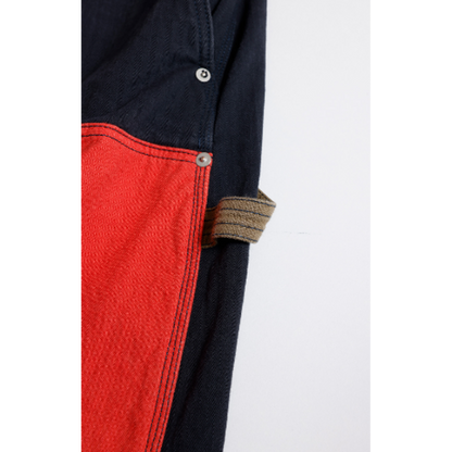 FDMTL FA26PN12C PATCHWORK DOUBLE KNEE PANTS RINSE