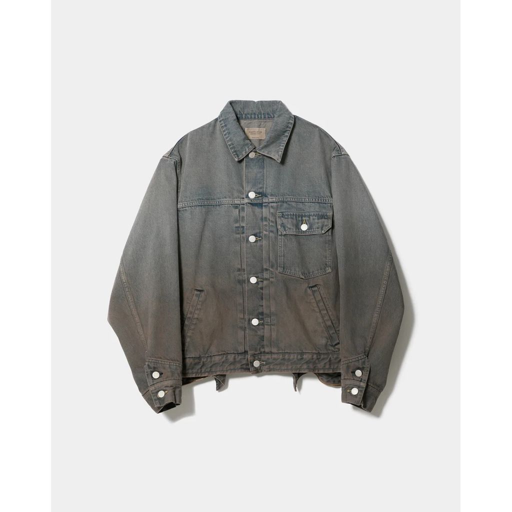 beautiful people double-end selvedge denim blouson gradation