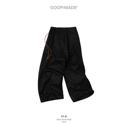 GOOPiMADE P1-R Black Pants-Wide