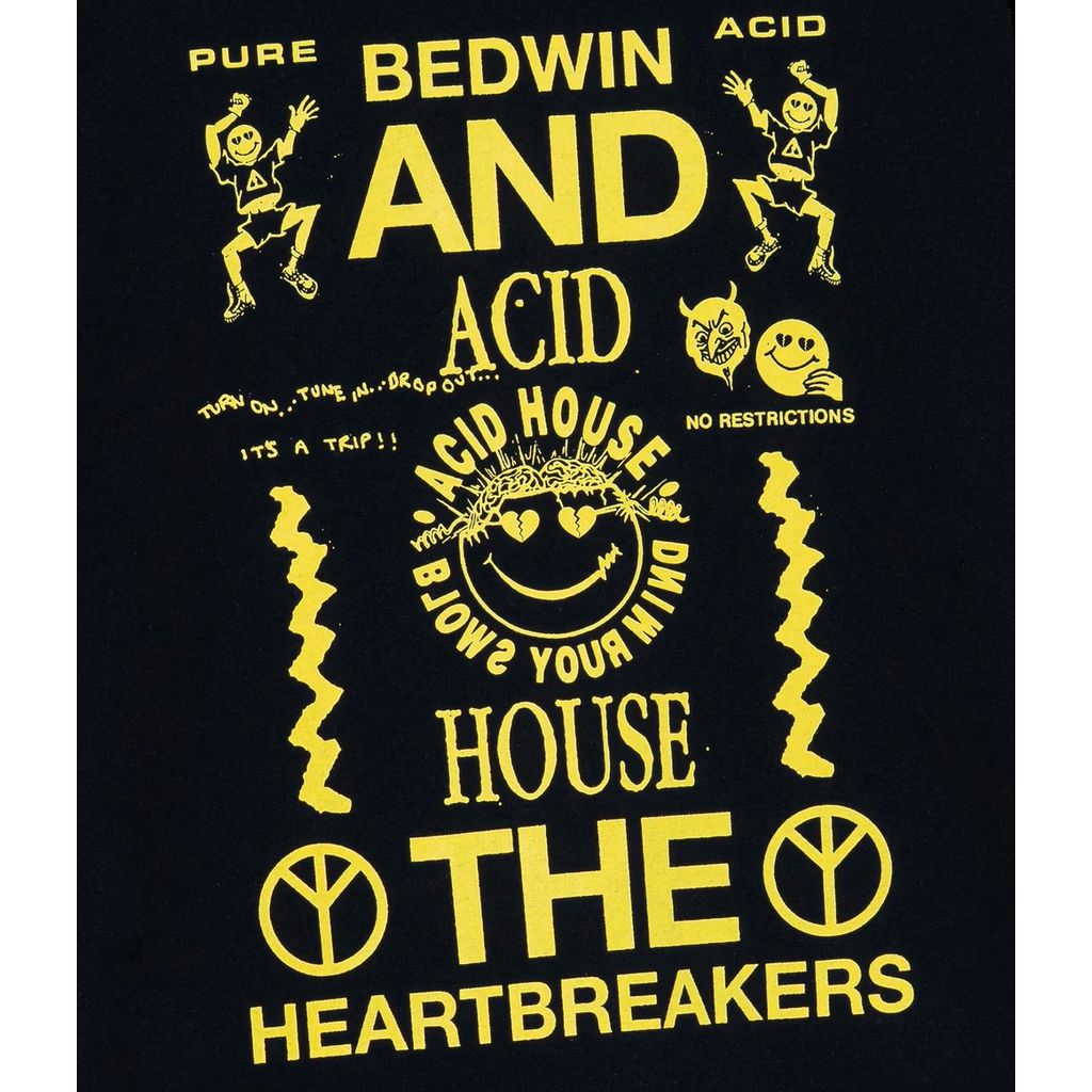 BEDWIN & THE HEARTBREAKERS S/S PRINTED TEE "Acid House"