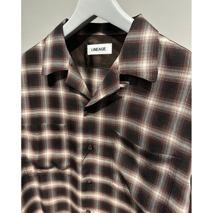 【MADE IN JAPAN】LINEAGE HOMBRE CHECK SHIRTS（BROWN）