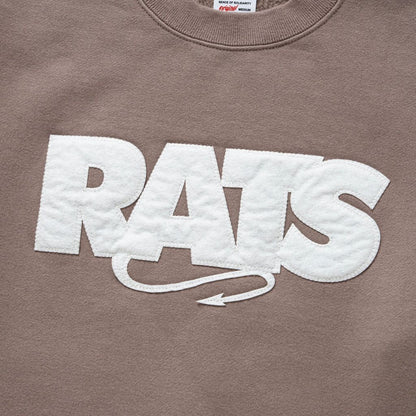 RATS BOX LOGO CREW NECK SWEAT
