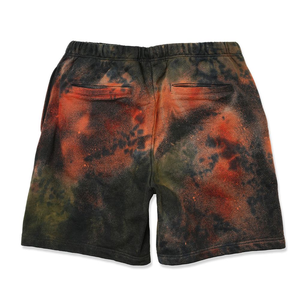 HOMBRENINO TIE DYE SWEAT SHORTS