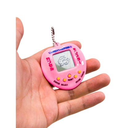 VANDY THE PINK PIXEL PET KEYCHAIN