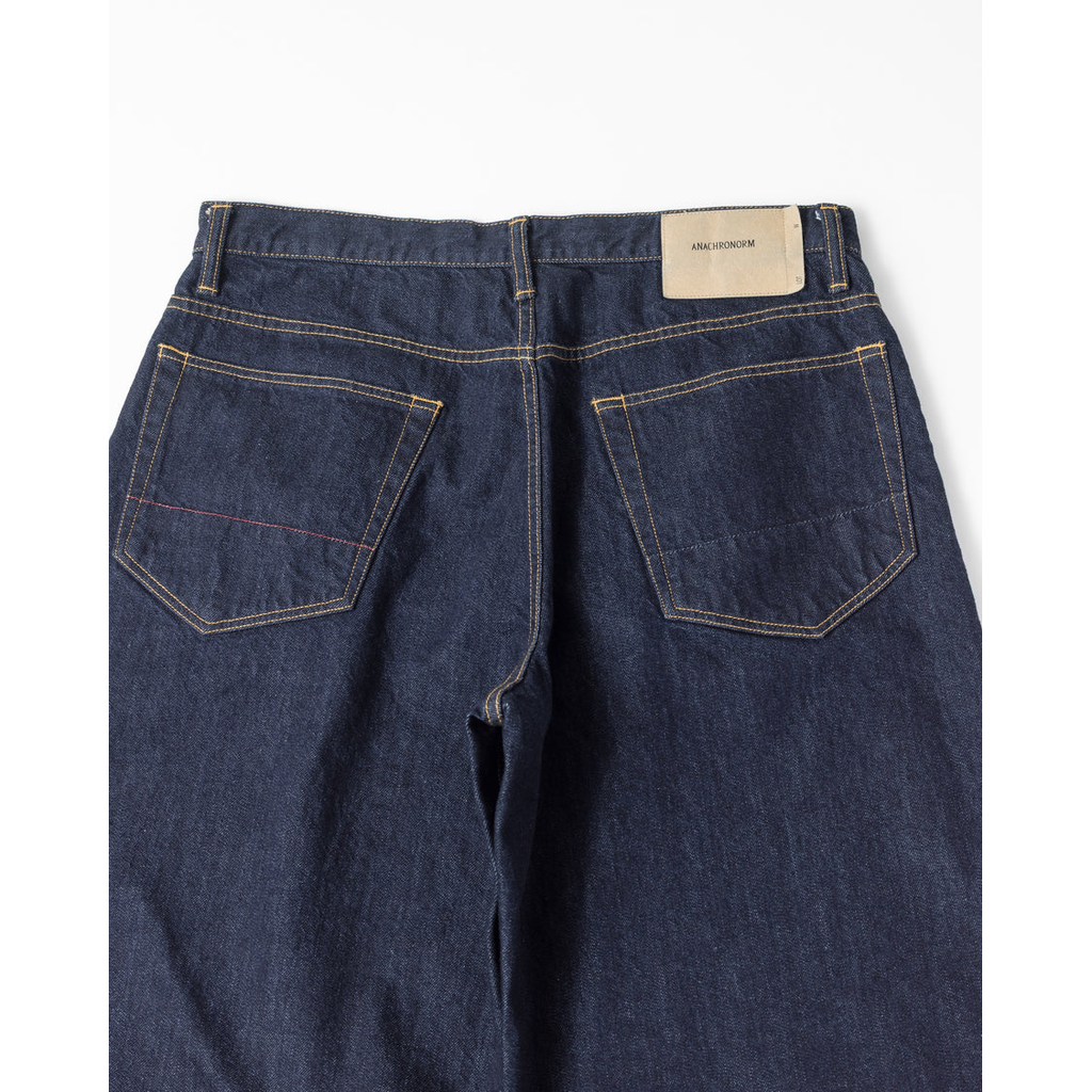 ANACHRONORM  WIDE 5P DENIM PANTS INDIGO