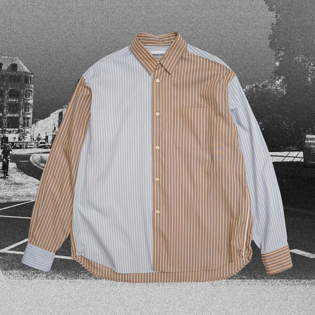 HOMBRE NINO CRAZY PATTERN VENTILATION SHIRT