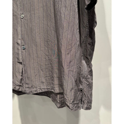 COMME des GARCONS HOMME CUPRA STRIPE HALF SLEEVE SHIRT