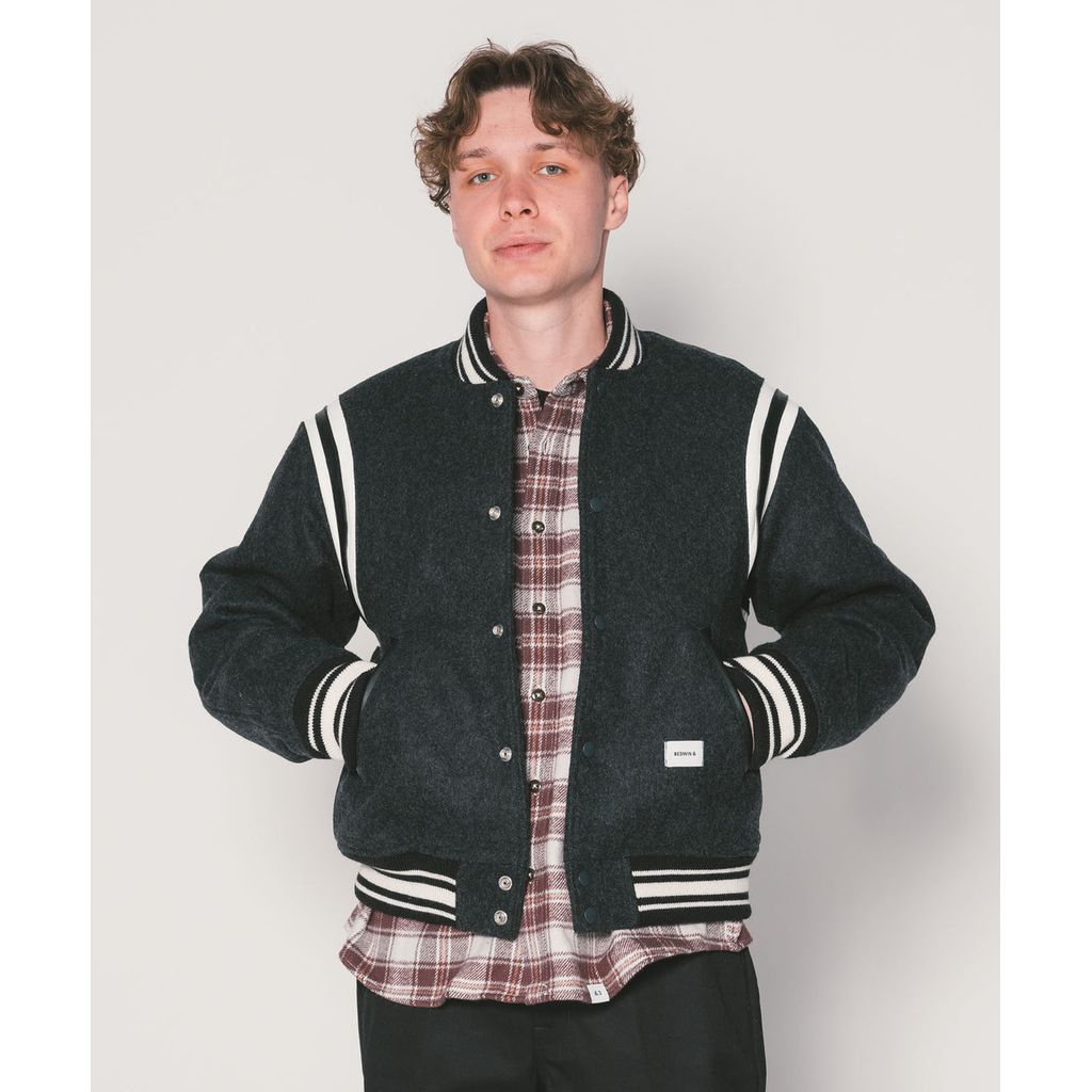 BEDWIN & THE HEARTBREAKERS MELTON AWARD JACKET "JERRY"