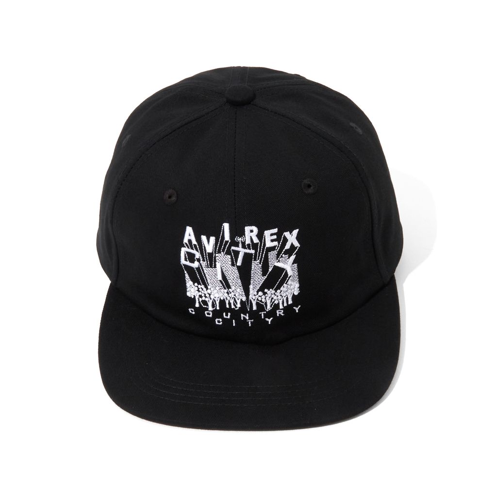CITY COUNTRY CITY x AVIREX_EMBROIDERED LOGO COTTON TWILL CAP