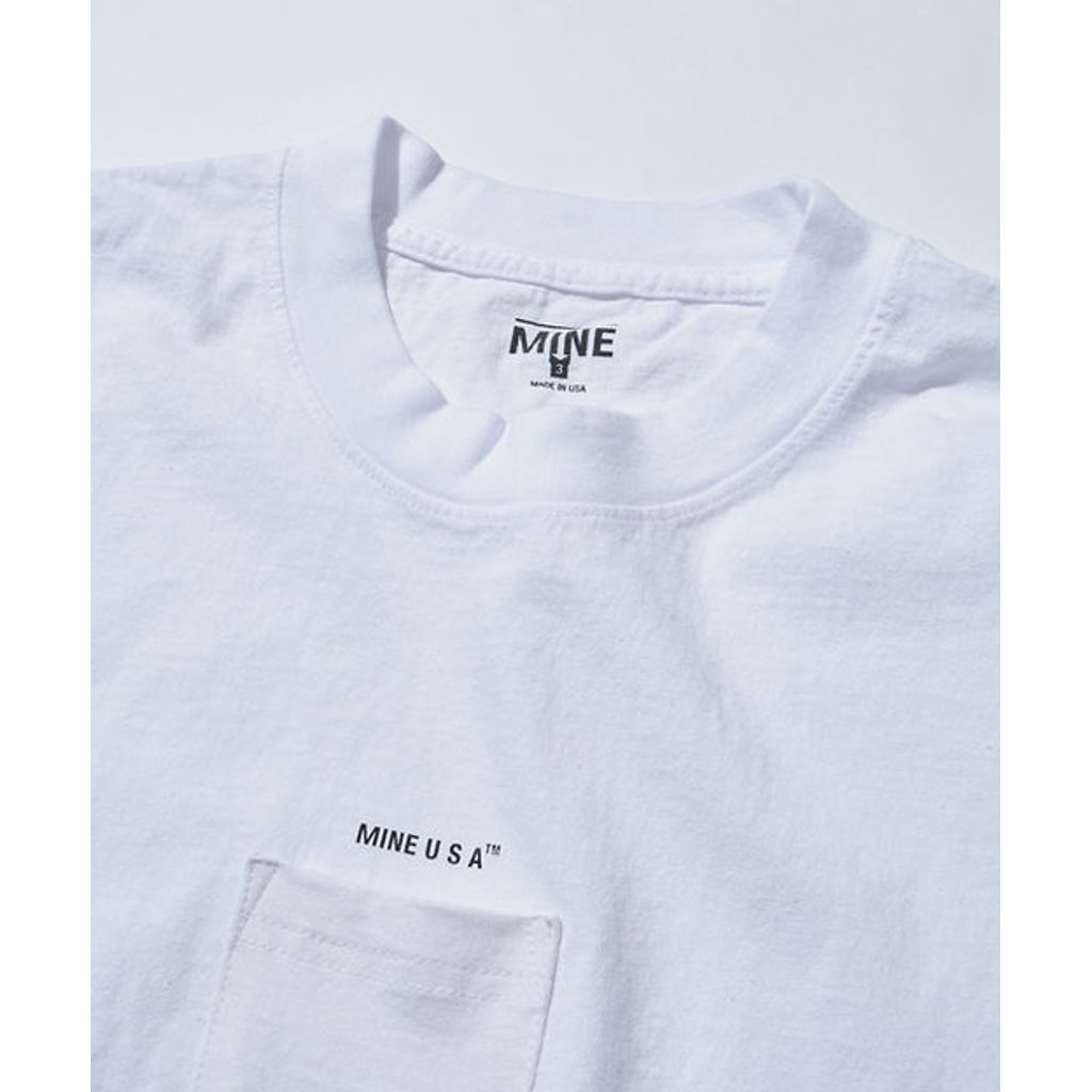 MINE×R.E.R "Glasses Pocket T-shirt"