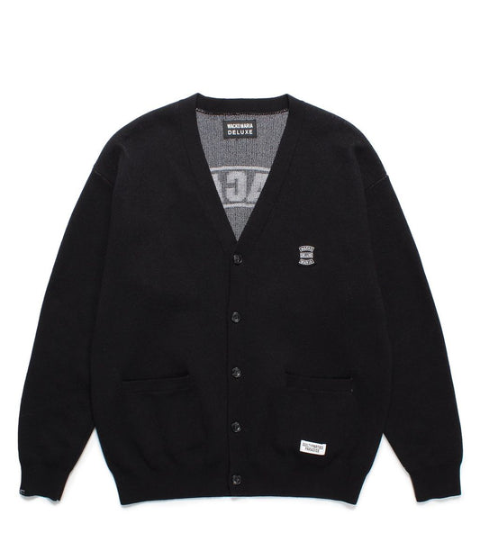 WACKO MARIA x DELUXE CARDIGAN BLACK