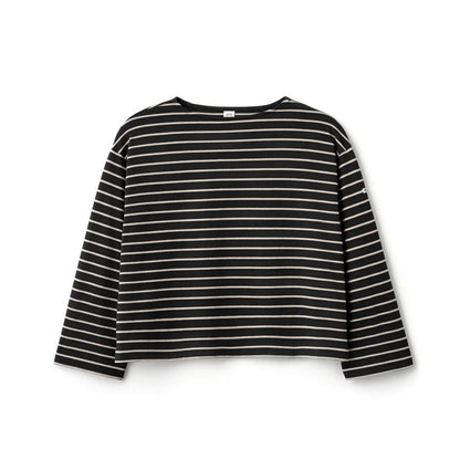 ORCIVAL OR-C0554 Women's Cotton Jersey Boat Neck Wide Sleeve Pullover 26AW