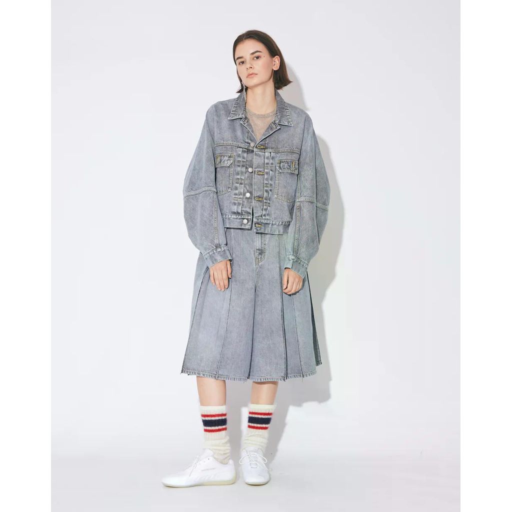 beautiful people selvedge denim o/d tuck skirt pants