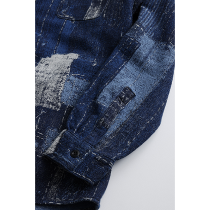 FDMTL FA26SH41JR BORO JACQUARD SHIRT JACKET RINSE