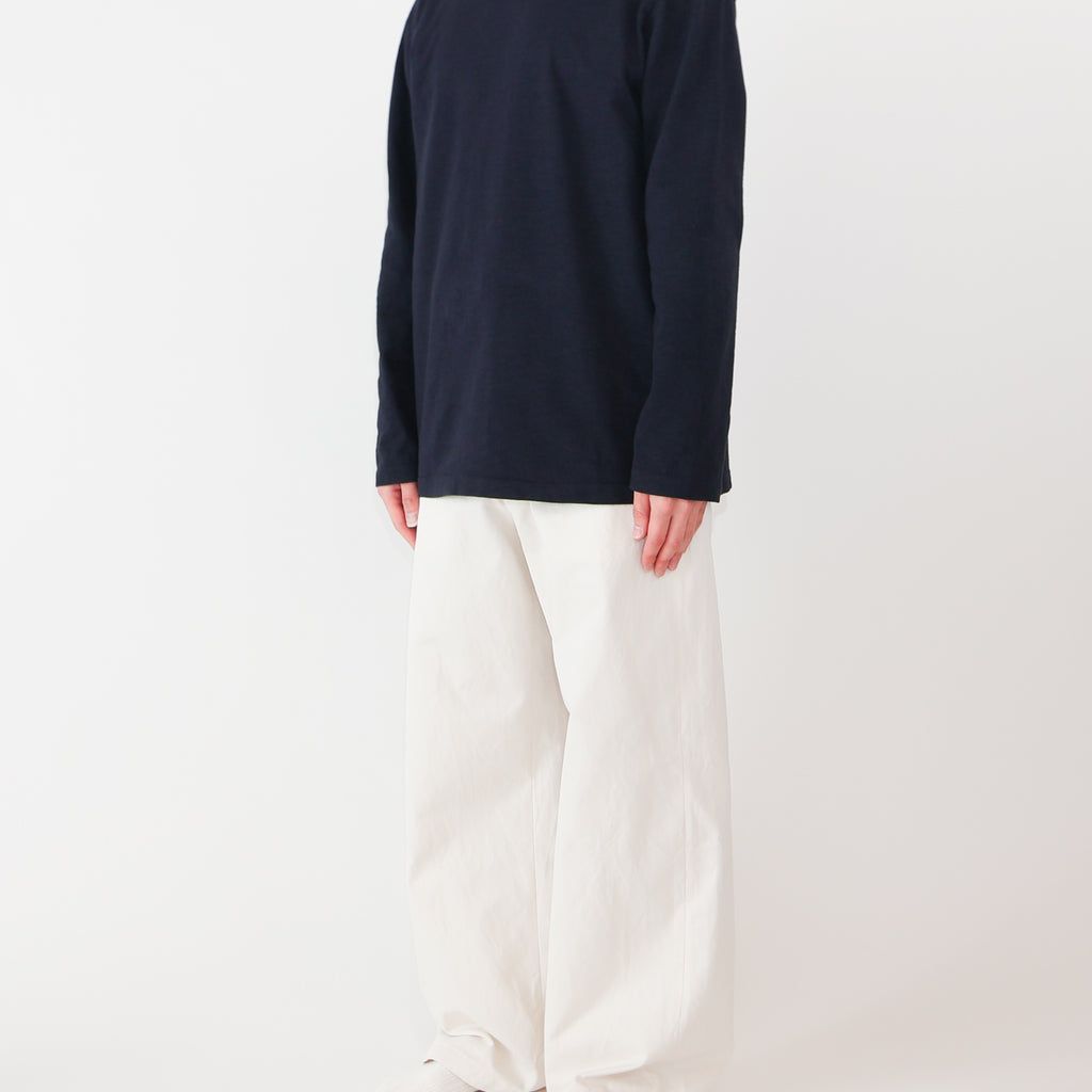 YAECA T Slub Yarn Long-Sleeve T-shirt
