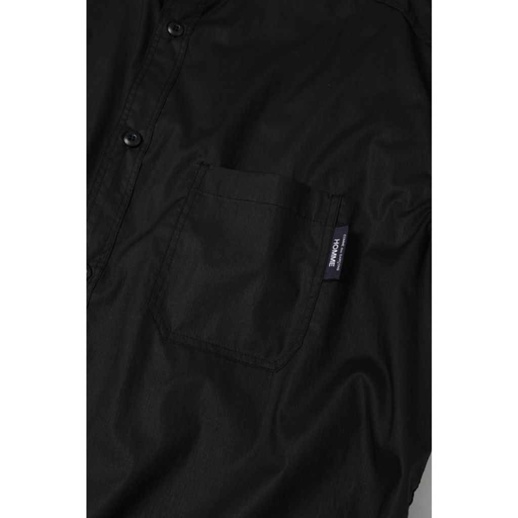 COMME des GARCONS HOMME COTTON LIPCLOTH SHIRTS（BLACK）