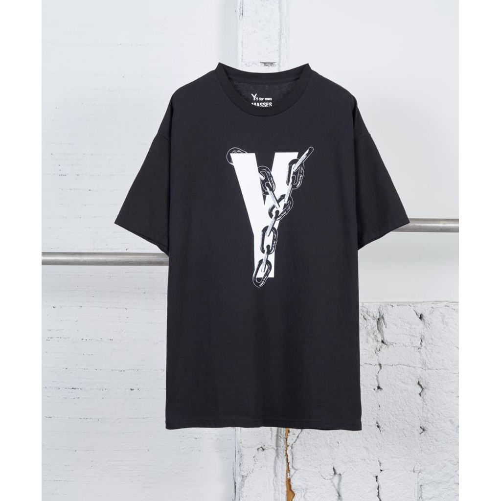 Y's for men × masses ROUND BODY SHORT SLV C / CHAIN_Y